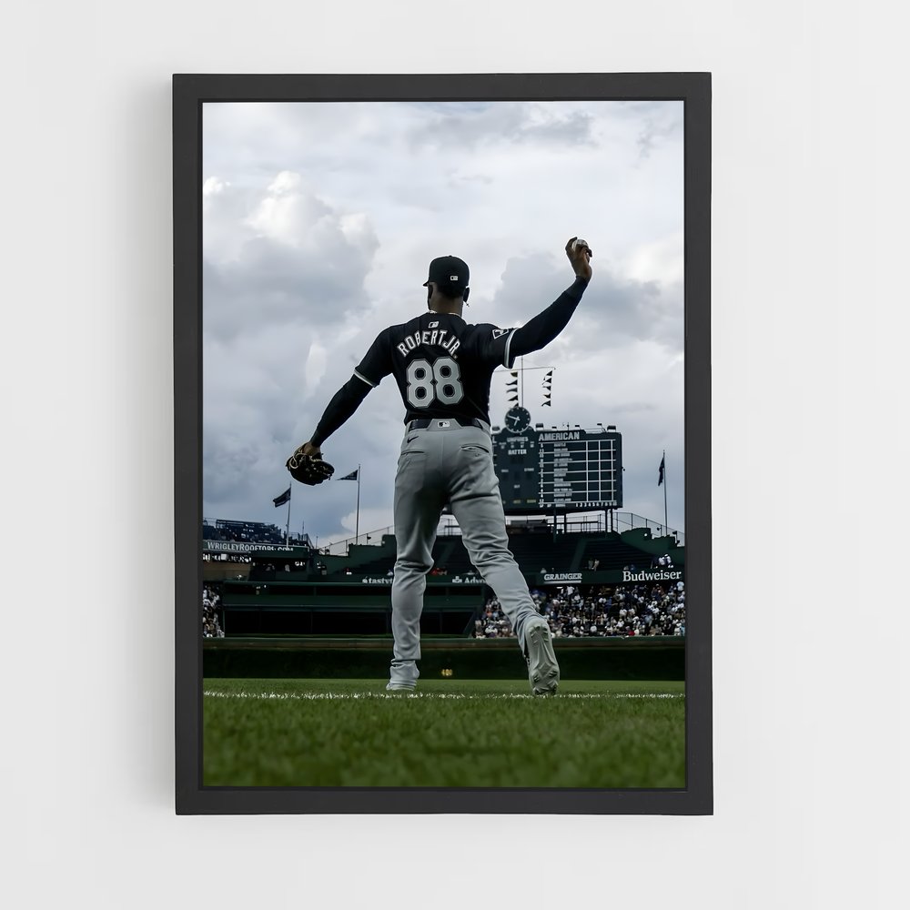 Poster Lancer du Destin – affiche Baseball (vue 2)